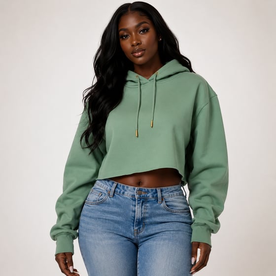 Image of Ivy Cropped Hoodie 