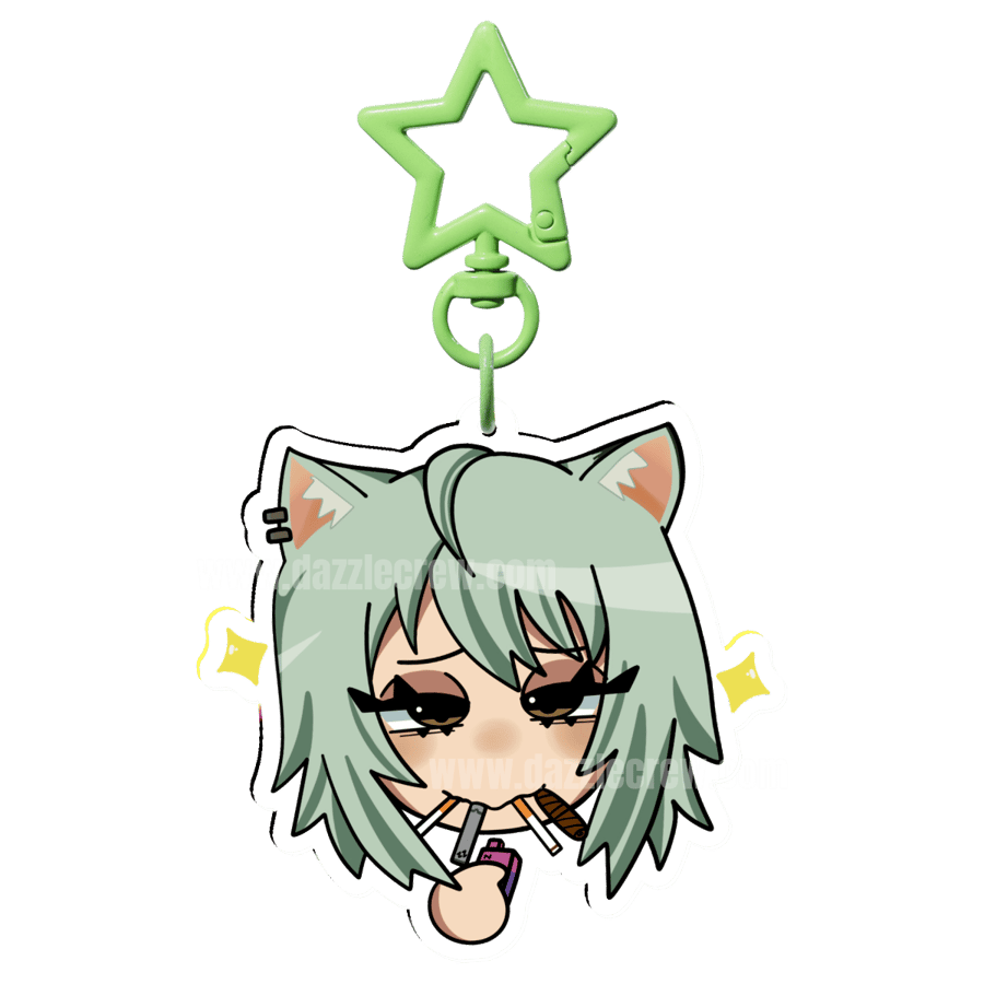 Image of (Pre-order) Yani neko Keychain