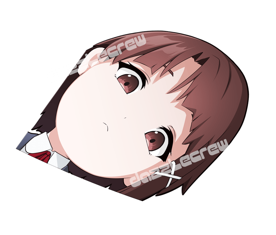 Image of (Pre-order) Lain Corner Peeker Sticker