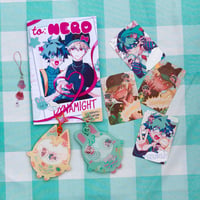 Image 1 of [YAOIOSITY COLLAB] to: NERD, a dkbkdk idol au merch set!