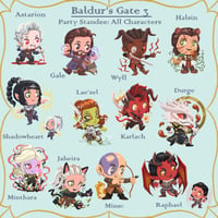 Image of BG3 Build your Party Standees