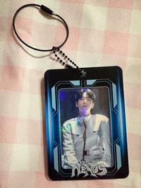 Image 3 of Monsta X 2026 Nexus World Tour Photocard Holder & Wristlet Lanyard Lighstick Holder