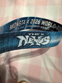 Image 13 of Monsta X 2026 Nexus World Tour Photocard Holder & Wristlet Lanyard Lighstick Holder