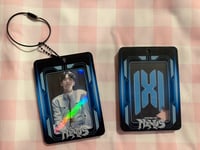 Image 2 of Monsta X 2026 Nexus World Tour Photocard Holder & Wristlet Lanyard Lighstick Holder
