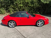 Image of Porsche 911 997 3.6 Carrera Cabriolet, 6-Speed Manual in Guards Red with Black Leather