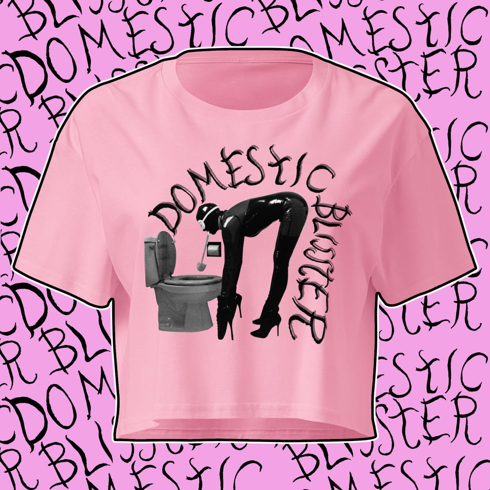 DOMESTIC BLISSTER 'HOUSEHOLD CHORES' CROP TOP