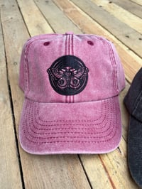Image 2 of Moth Lake Records Moth Vinyl Embroidered Caps
