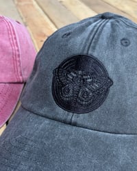 Image 3 of Moth Lake Records Moth Vinyl Embroidered Caps