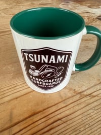 Image 1 of Tsunami Surfboards mug , dark green 