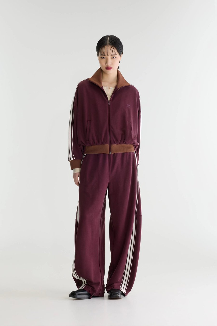 Image of 1-Sudadera burgundy Teng