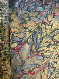 Image 4 of One of a kind hand marbled paper "Lyrical" 