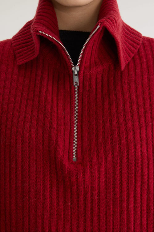 Image of 1-Chaleco Amer Cranberry