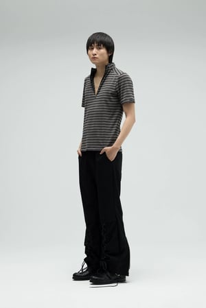 Image of EQUALNEAR - Fight Club Zip Top (Black)
