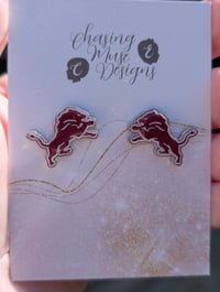 Image 3 of Lion Studs