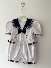 Image 2 of Nautical Romper - 3/4 years 