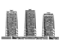 Image 1 of Richter's Skyscrapers (Rockets). Zagreb