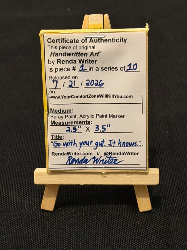 2.5” x 3.5” Mini Canvas / Series of 10 - Released on 7/21/26