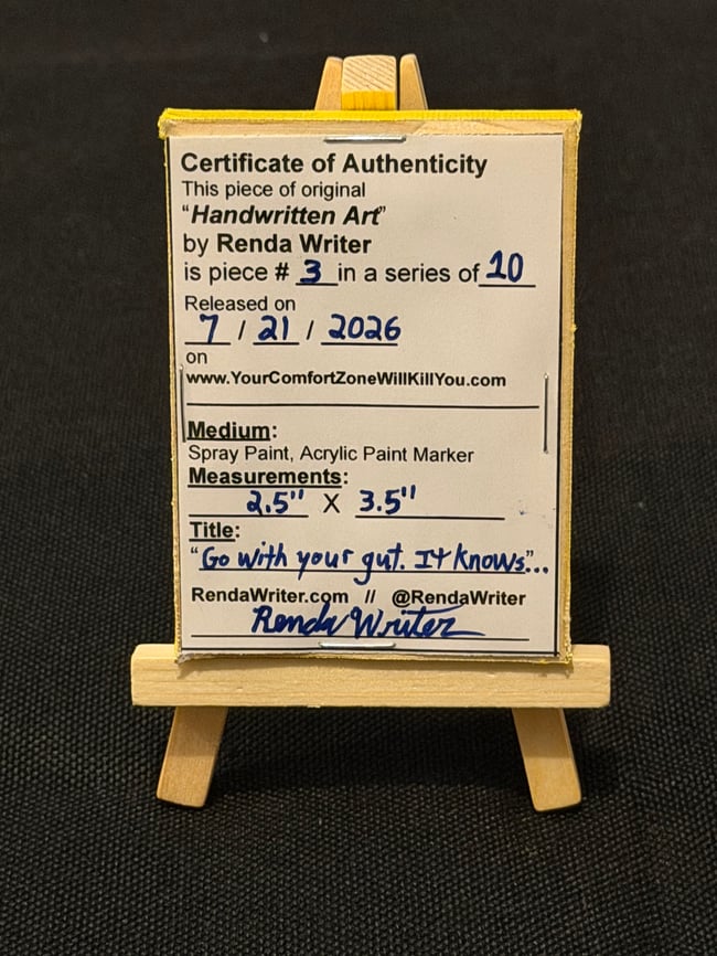 2.5” x 3.5” Mini Canvas / Series of 10 - Released on 7/21/26