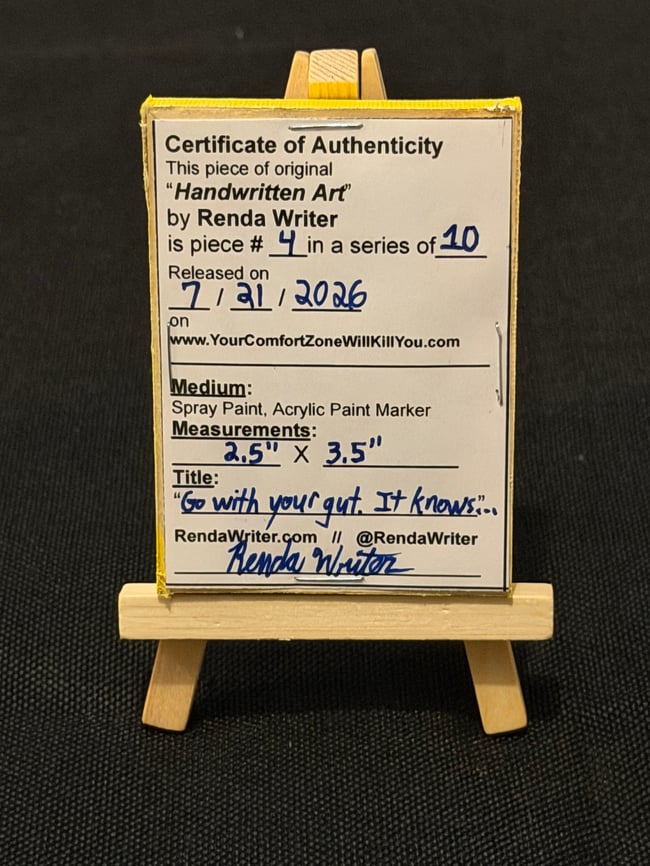 2.5” x 3.5” Mini Canvas / Series of 10 - Released on 7/21/26