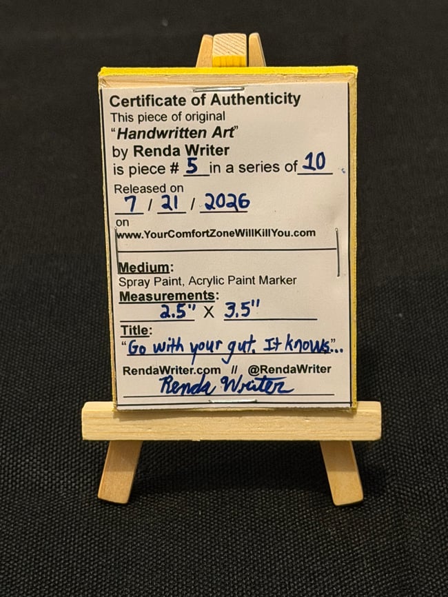 2.5” x 3.5” Mini Canvas / Series of 10 - Released on 7/21/26