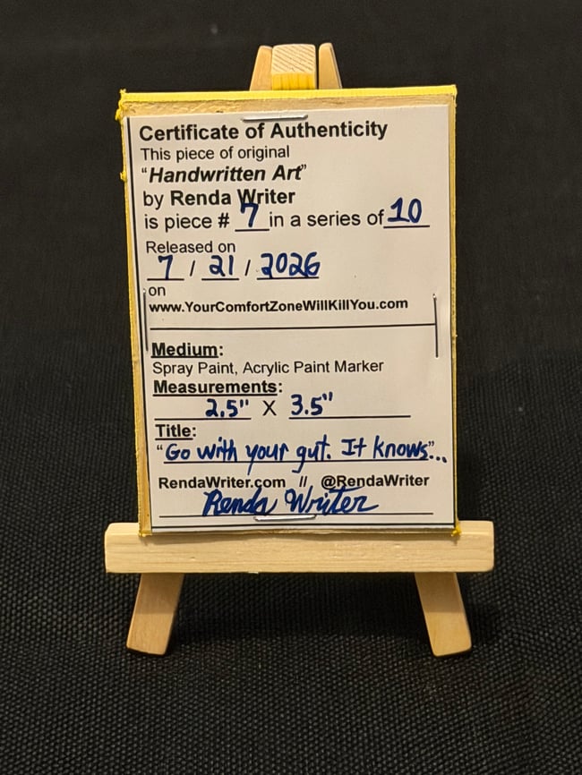 2.5” x 3.5” Mini Canvas / Series of 10 - Released on 7/21/26