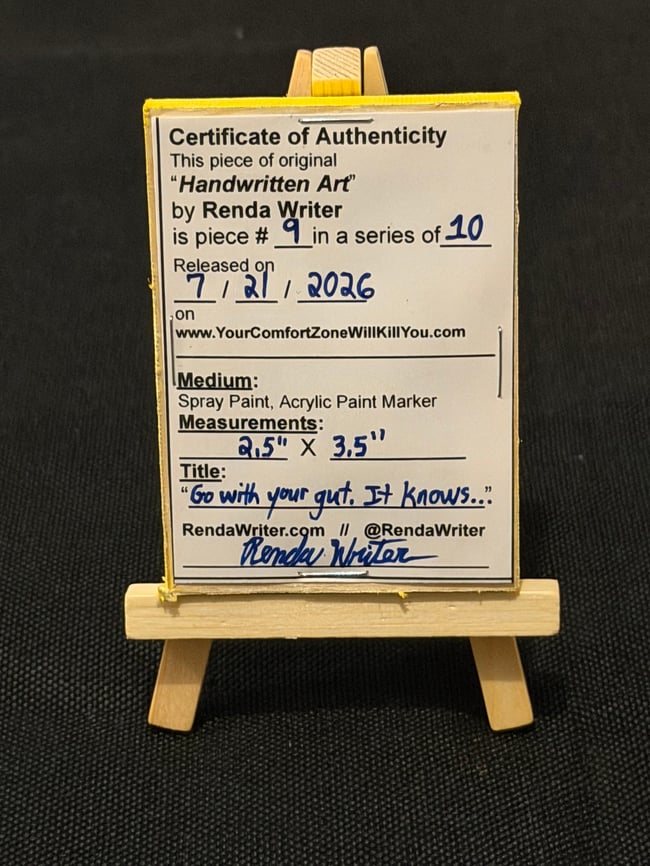 2.5” x 3.5” Mini Canvas / Series of 10 - Released on 7/21/26