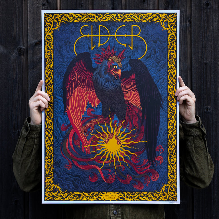 Elder Hellfest 2026 - Screenprinted Poster