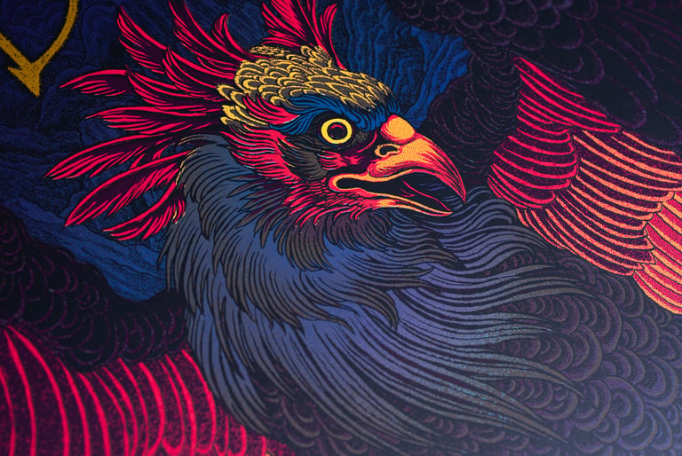 Elder Hellfest 2026 - Screenprinted Poster Image 2