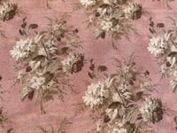 Image 1 of Marcus fabrics fleurs rose et beige 