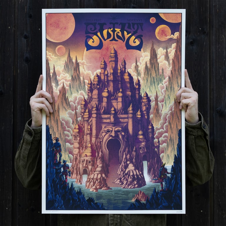 Slift Hellfest 2026 - Screenprinted Poster