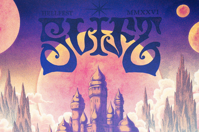 Slift Hellfest 2026 - Screenprinted Poster Image 5