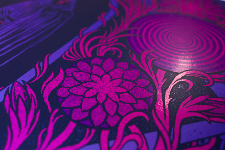 Uncle Acid & the Deadbeats, Hellfest 2026 - Screenprinted Poster Image 3