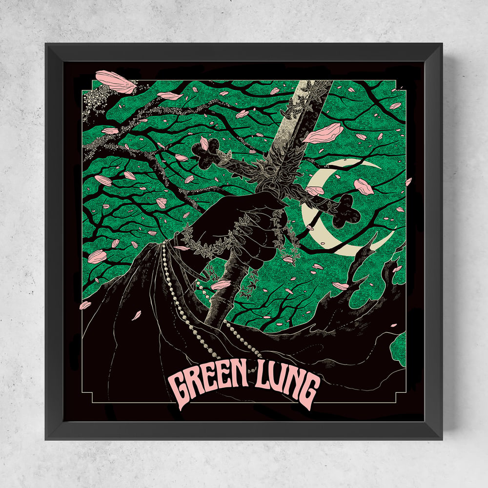 Image of GREEN LUNG - SWORD AND CHERRY TREE