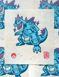 Feraligatr! PKMN Color Reduction Print