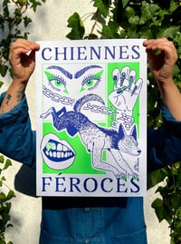 Image 1 of Poster Chiennes féroces