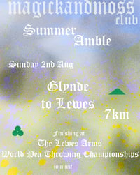 Summer Amble ~ Sunday 2nd August ~ Wandering Women (go Pea Throwing)