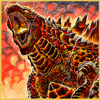 Titan Tile - Burning Godzilla 2019