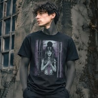 Image 2 of Witch Gothic Crescent Moon Tee