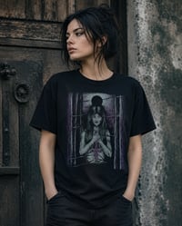 Image 1 of Witch Gothic Crescent Moon Tee