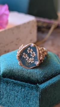 Image 1 of Fiore grezzo anello da mignolo (Disponibile)