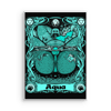 Aqua BIG Canvas