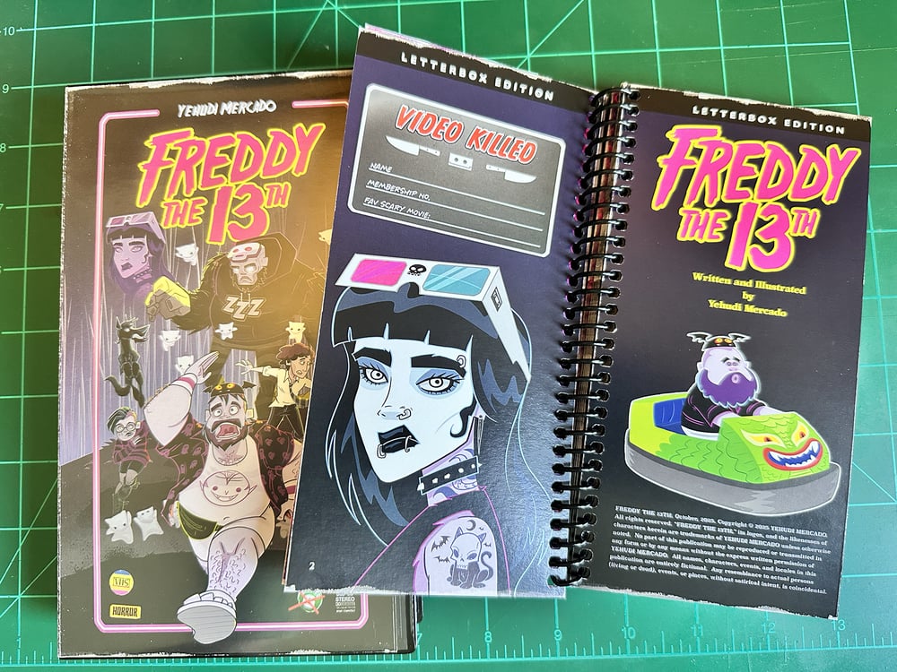 Freddy the 13th VHS Book