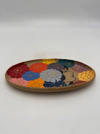 Image 3 of Lady and Flowers Platter 
