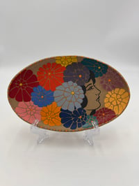Image 1 of Lady and Flowers Platter 