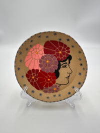 Image 1 of Lady and Flower Plate