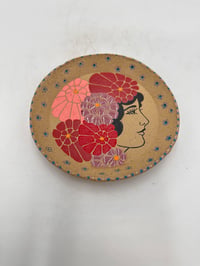 Image 2 of Lady and Flower Plate