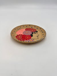 Image 3 of Lady and Flower Plate