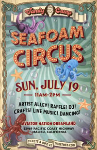 VANDY CAMP: SEAFOAM CIRCUS Official Poster