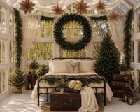 Image 1 of Christmas Minis - White Greenhouse - deposit only