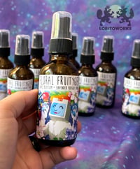 Image 1 of NEW! Floral Fruityger - 2 oz fursuit spray, apple blossom and lavender scent